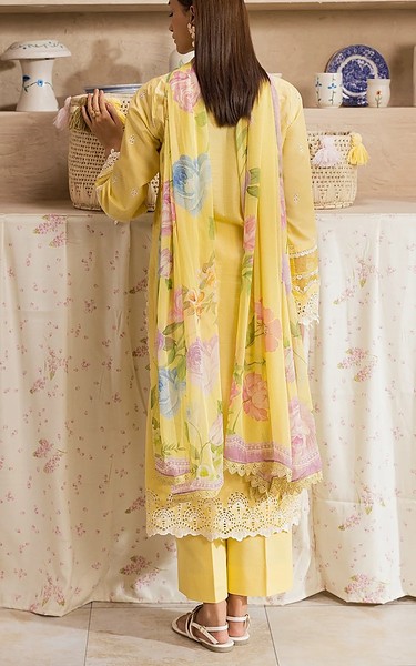 RajBari Yellow Lawn Suit | Pakistani Lawn Dress in USA- Image 2