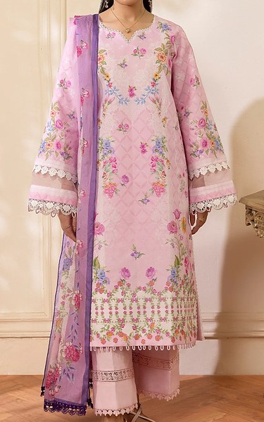 Rajbari Pink Lawn Suit | Pakistani Lawn Dress in USA- Image 1