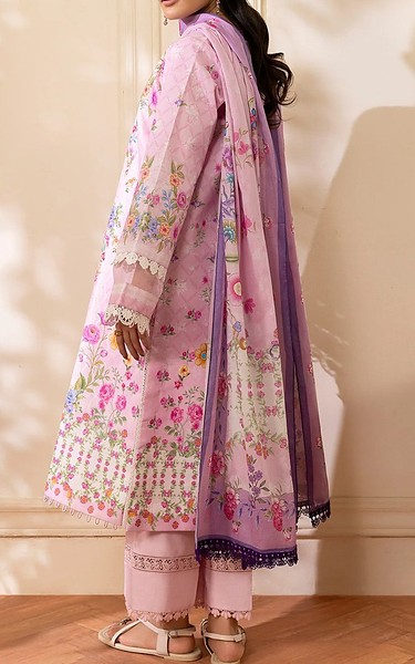 Rajbari Pink Lawn Suit | Pakistani Lawn Dress in USA- Image 2