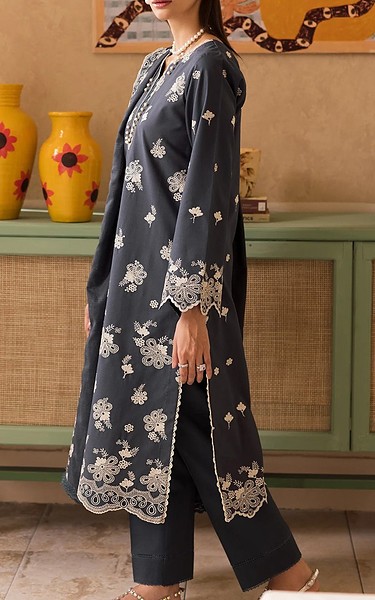 RajBari Black Lawn Suit | Pakistani Lawn Dress in USA- Image 2