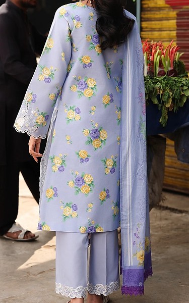 Rajbari Lavender Lawn Suit | Pakistani Lawn Dress in USA- Image 2