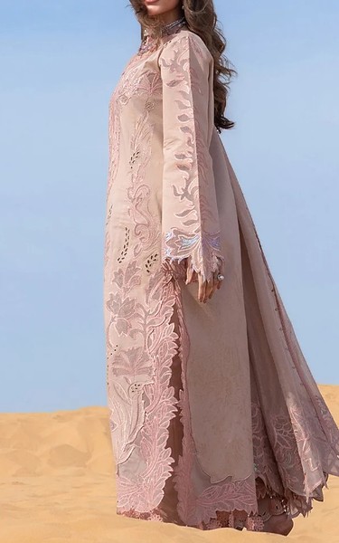 Rang Rasiya Oriental Pink Lawn Suit | Pakistani Lawn Dress in USA- Image 1
