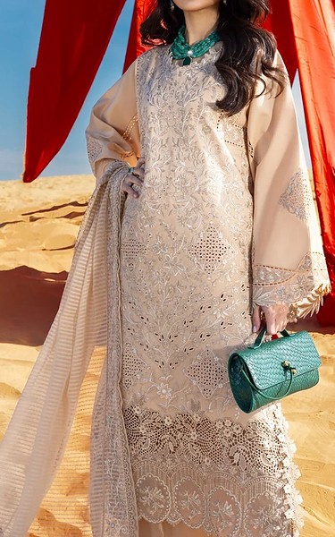 Rang Rasiya Ivory Lawn Suit | Pakistani Lawn Dress in USA- Image 2