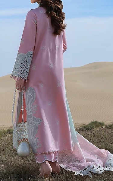Rang Rasiya Pearl Pink Lawn Suit | Pakistani Lawn Dress in USA- Image 2
