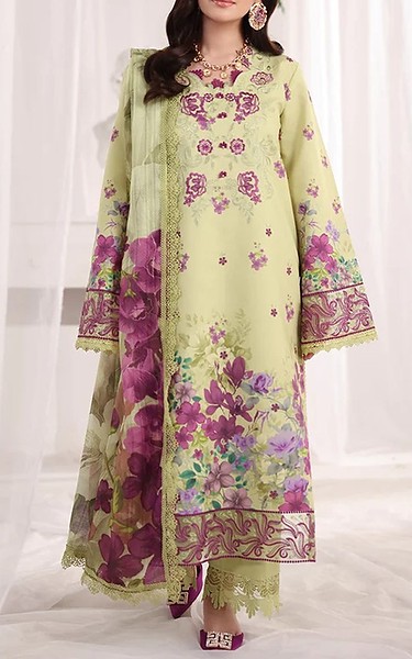Rang Rasiya Green Mist Lawn Suit | Pakistani Lawn Dress in USA- Image 1