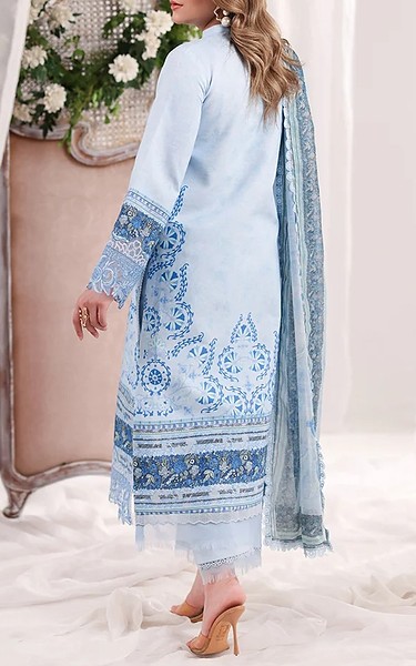 Rang Rasiya Pale Aqua Lawn Suit | Pakistani Lawn Dress in USA- Image 2