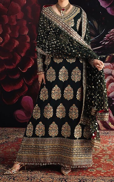 Roheenaz Black Chiffon Suit | Pakistani Embroidered Chiffon Dresses USA- Image 3
