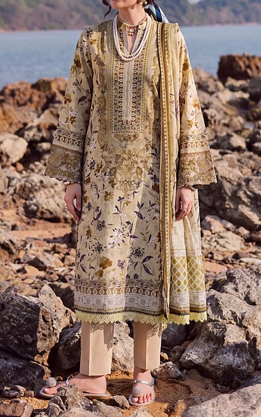Safwa Sage Green Viscose Suit | Pakistani Winter Dresses in USA- Image 1