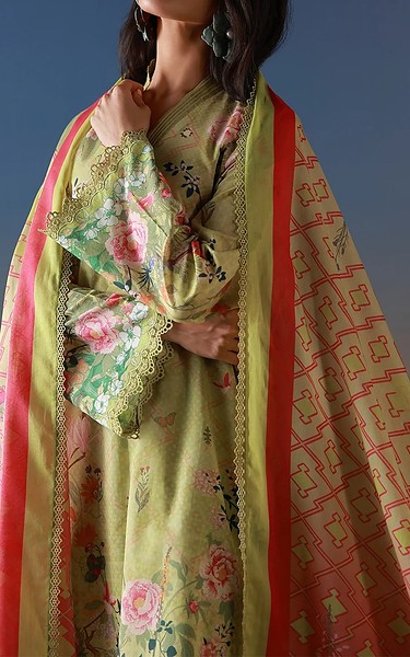 Sahar Mint Green Lawn Suit | Pakistani Lawn Dress in USA- Image 2