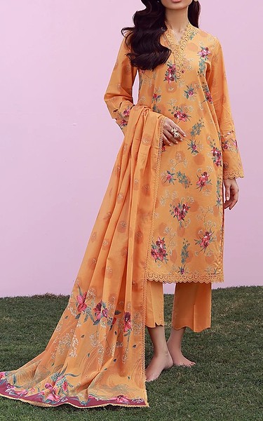 Sahar Coral Lawn Suit | Pakistani Lawn Dress in USA- Image 1