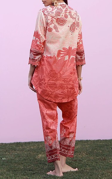 Sahar Pink Cambric Suit (2 pcs) | Pakistani Lawn Dress in USA- Image 2