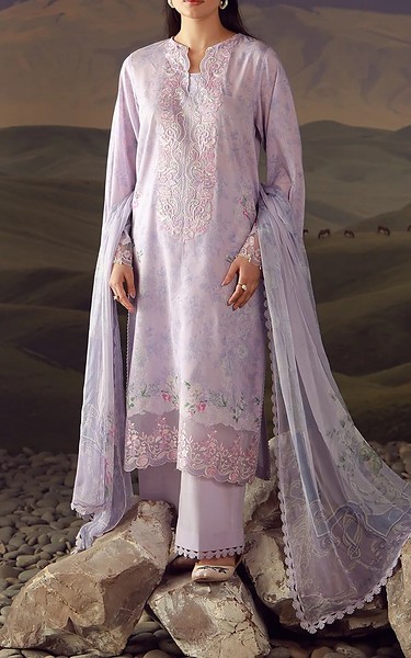Sahar Lavender Lawn Suit | Pakistani Lawn Dress in USA- Image 1