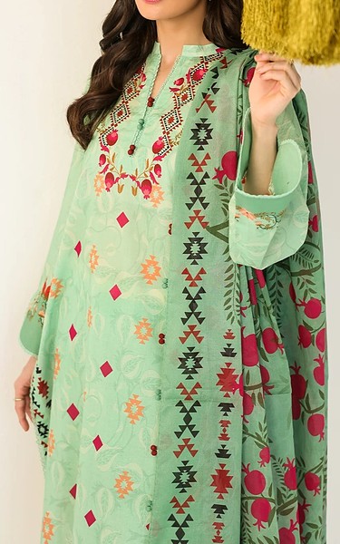 Sahar Mint Lawn Suit | Pakistani Lawn Dress in USA- Image 2