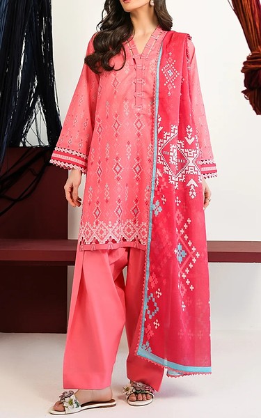Sahar PInk Lawn Suit | Pakistani Lawn Dress in USA- Image 3