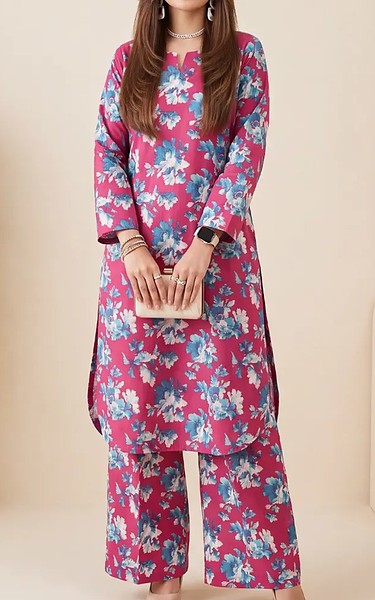 Salitex Magenta Lawn Suit (2Pcs) | Pakistani Lawn Dress in USA- Image 1