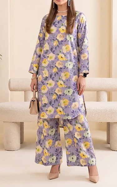 Salitex Purple Lawn Suit (2Pcs) | Pakistani Lawn Dress in USA- Image 1