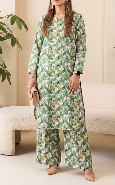 Salitex Light Green Lawn Suit (2Pcs) | Pakistani Lawn Dress in USA- Image 1