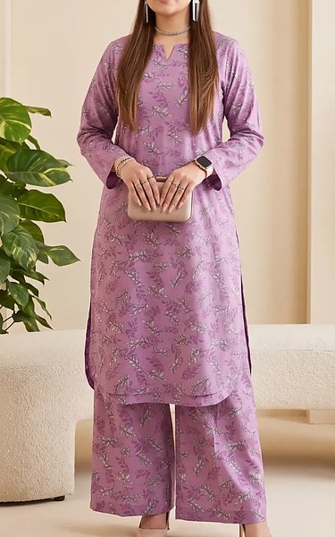 Salitex Lavender Lawn Suit (2Pcs) | Pakistani Lawn Dress in USA- Image 1