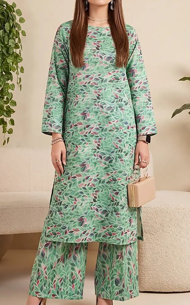 Salitex Mint Green Lawn Suit (2Pcs) | Pakistani Lawn Dress in USA- Image 1