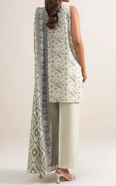 Sapphire Off White Lawn Suit (2 Pcs) | Pakistani Lawn Dress in USA- Image 2