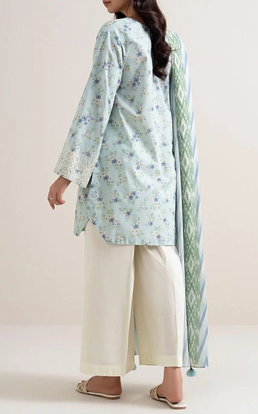 Sapphire Light Blue Lawn Suit (2 Pcs) | Pakistani Lawn Dress in USA- Image 2