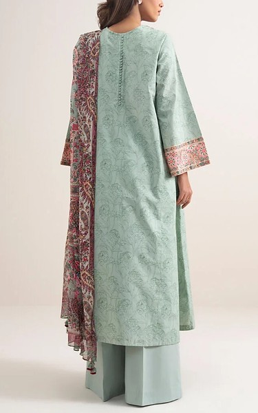 Sapphire Sea Mist Lawn Suit (2 Pcs) | Pakistani Lawn Dress in USA- Image 2