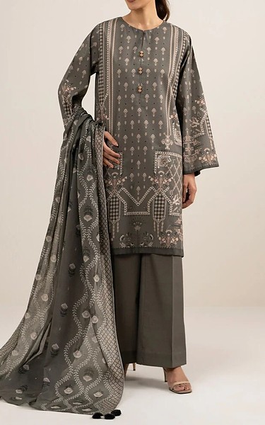 Sapphire Grey Lawn Suit | Pakistani Lawn Dress in USA- Image 1
