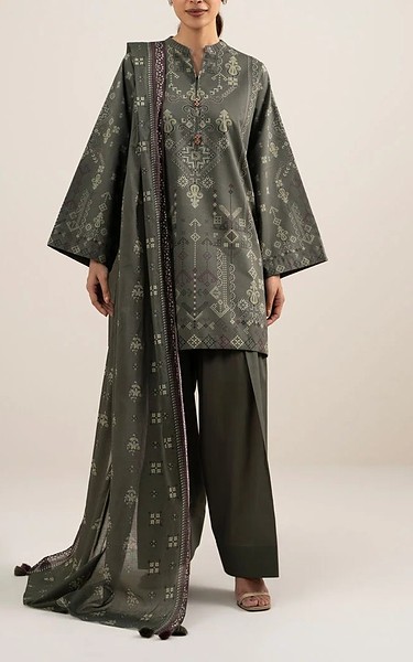 Sapphire Dark Grey Lawn Suit | Pakistani Lawn Dress in USA- Image 1