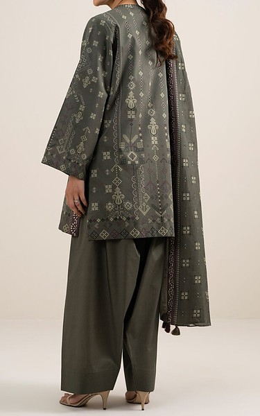 Sapphire Dark Grey Lawn Suit | Pakistani Lawn Dress in USA- Image 2