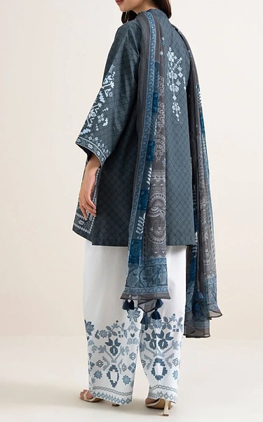 Sapphire Pickled Bluewood/Off White Cotton Suit | Pakistani Lawn Dress in USA- Image 2