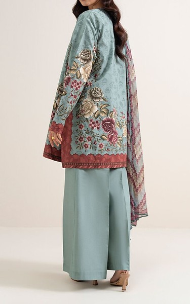 Sapphire Pale Aqua Cotton Suit | Pakistani Lawn Dress in USA- Image 2