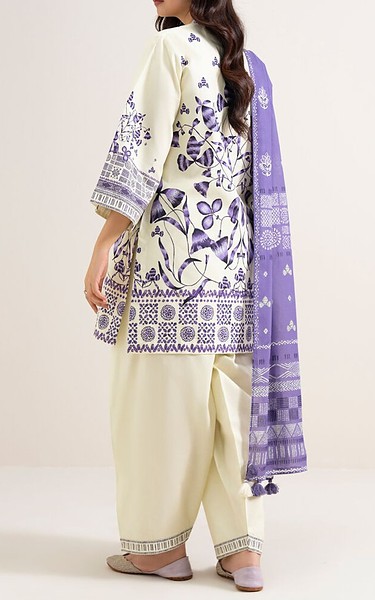 Sapphire Off White Cotton Suit | Pakistani Lawn Dress in USA- Image 2