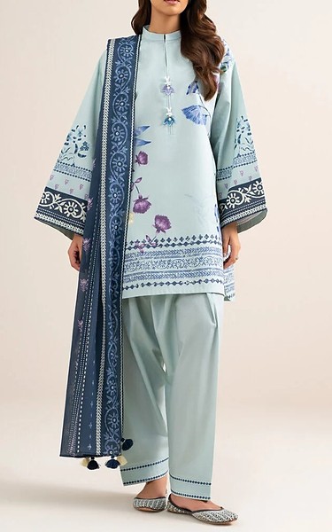 Sapphire Pale Blue Cotton Suit | Pakistani Lawn Dress in USA- Image 1