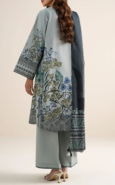 Sapphire Light Grey Cotton Suit | Pakistani Lawn Dress in USA- Image 2