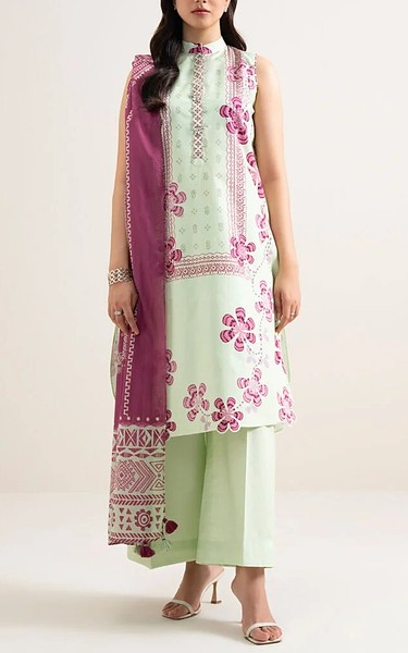 Sapphire Sea Mist Cotton Suit | Pakistani Lawn Dress in USA- Image 1