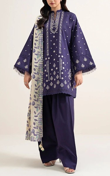Sapphire Navy Blue Lawn Suit | Pakistani Lawn Dress in USA- Image 1
