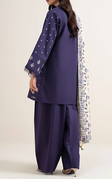 Sapphire Navy Blue Lawn Suit | Pakistani Lawn Dress in USA- Image 2