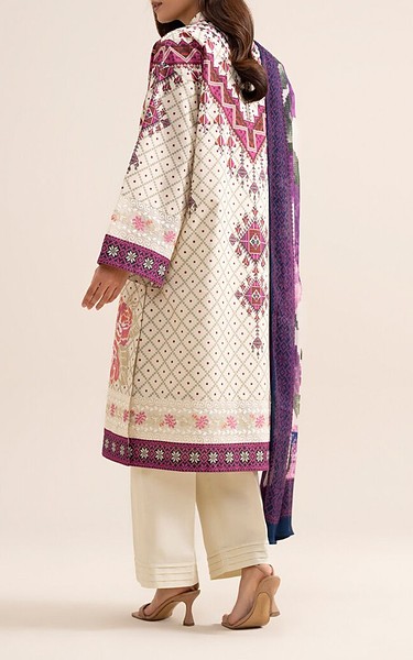 Sapphire Off White Cotton Suit | Pakistani Lawn Dress in USA- Image 2