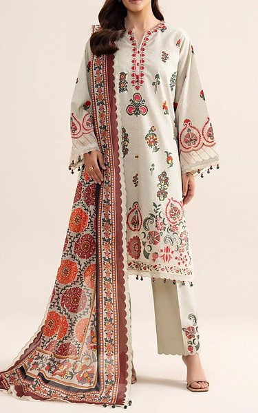 Sapphire Off White Lawn Suit | Pakistani Lawn Dress in USA- Image 1