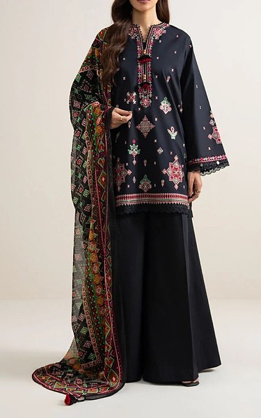 Sapphire Black Lawn Suit | Pakistani Lawn Dress in USA- Image 1