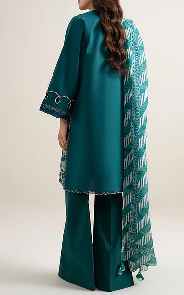 Sapphire Teal Lawn Suit | Pakistani Lawn Dress in USA- Image 2