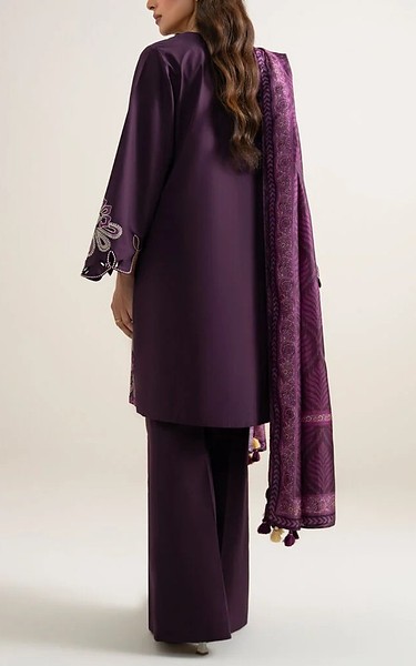 Sapphire Plum Purple Lawn Suit | Pakistani Lawn Dress in USA- Image 2
