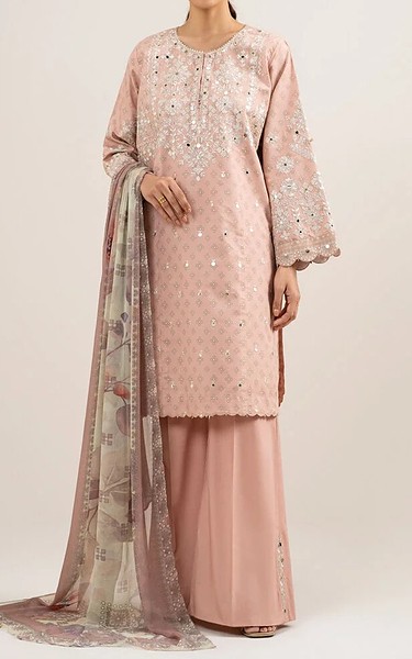Sapphire Pastel Pink Lawn Suit | Pakistani Lawn Dress in USA- Image 1