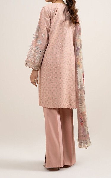Sapphire Pastel Pink Lawn Suit | Pakistani Lawn Dress in USA- Image 2