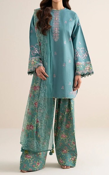 Sapphire Caroline Blue Lawn Suit | Pakistani Lawn Dress in USA- Image 1