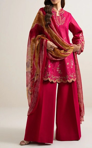 Sapphire Raspberry Lawn Suit | Pakistani Lawn Dress in USA- Image 1