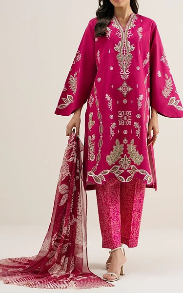 Sapphire Magenta Lawn Suit | Pakistani Lawn Dress in USA- Image 1