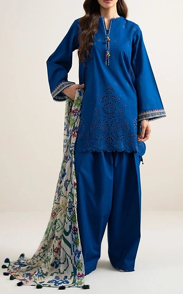 Sapphire Royal Blue Lawn Suit | Pakistani Lawn Dress in USA- Image 1