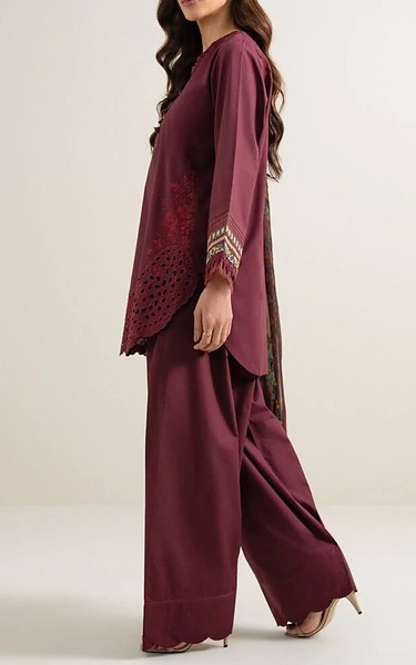 Sapphire Wine Berry Lawn Suit | Pakistani Lawn Dress in USA- Image 2