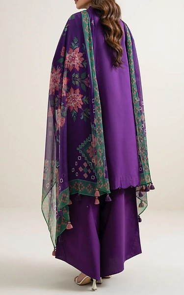 Sapphire Purple Lawn Suit | Pakistani Lawn Dress in USA- Image 2